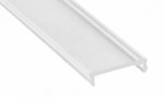 Cache plastique opale plat LIANO